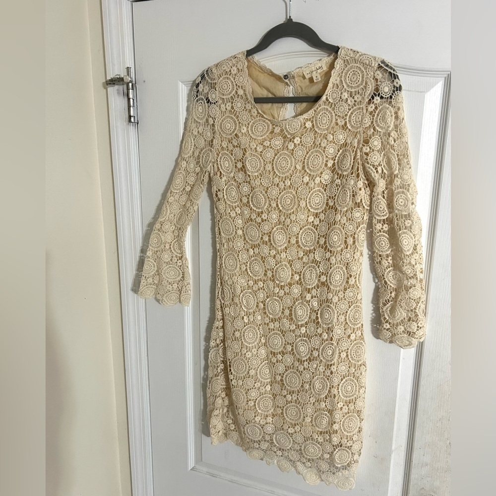 Summery bohemian lace dress